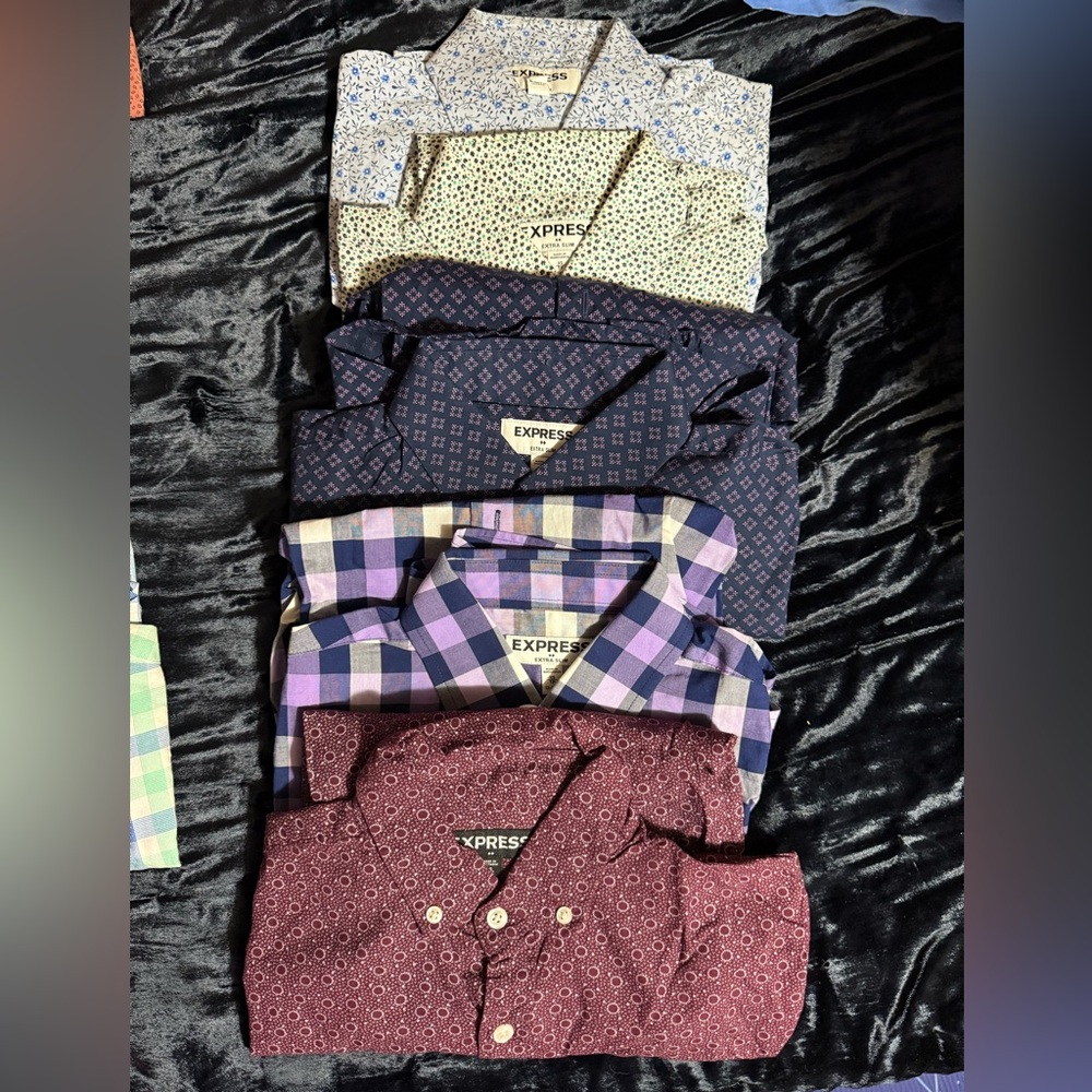 Express Men's Multicolor Shirt Collection